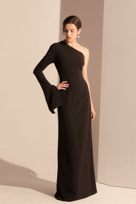 Black One-Shoulder...