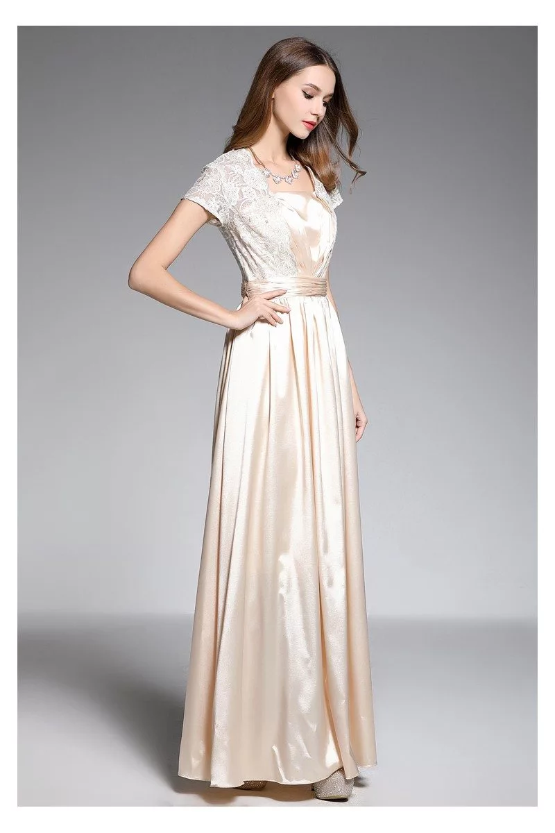 giovanna signature short sleeve evening gown plus