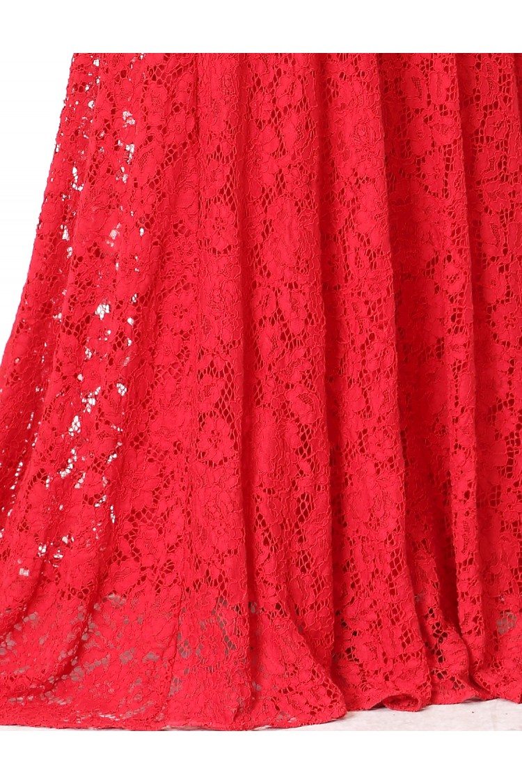Red Sexy V-neck Long Fishtail Evening Prom Dress - $52 #EP08838RD ...