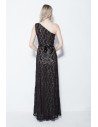 Long Lace One Shoulder Formal Dress - CK267