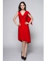 Little Red Sleeveless Short Dress