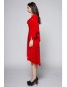 Little Red Sleeveless Short Dress - DK256