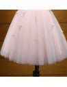Strapless Short Pink Prom Dress For Homecoming With Lace Beading - AKE18168