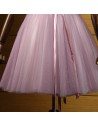 Vintage Off Shoulder Homecoming Dress Lilac Short With Beading Sleeves - AKE18154