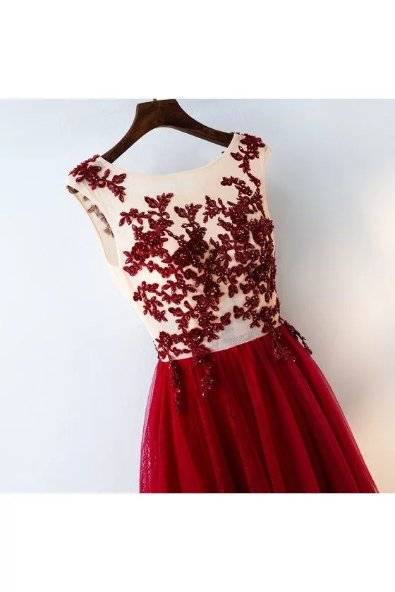 formal red backless dress Primavera Couture 4325 Beaded Wrap Slit Prom Dress Backless Evening Gown V Neck Formal 12 / Red main image 1