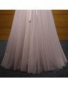 Different Pink Tulle Prom Dress Long With Applique For Women - AKE18130