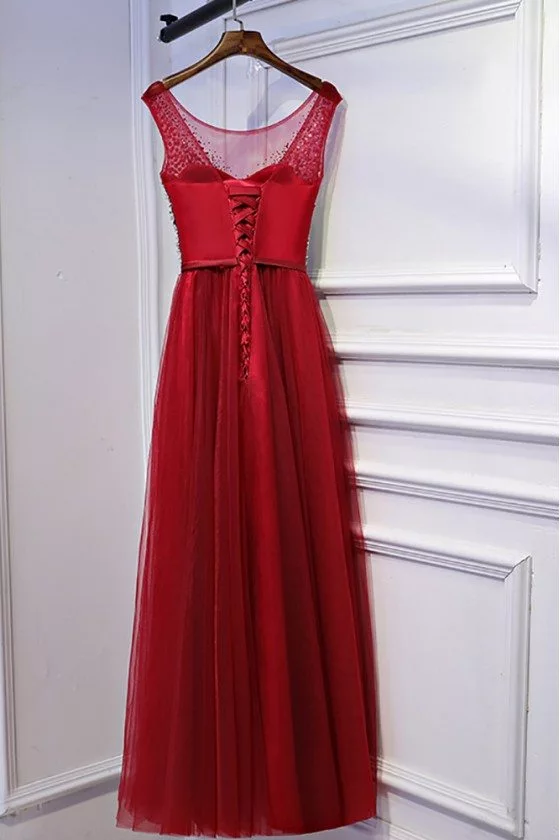 Cute Sparkly Silver And Red Long Party Dress Sleeveless - $129.8 # ...