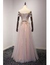 Unique Beading Long Prom Dress For Junior Girls Country Style - AKE18079