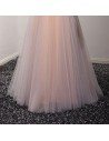Unique Beading Long Prom Dress For Junior Girls Country Style - AKE18079