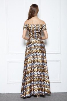 leopard print occasion dress