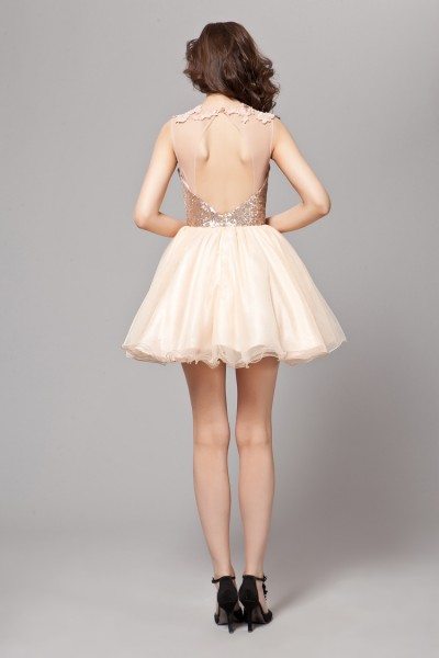sequence lace short gown styles