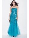 Sparkly Fitted Mermaid Long Party Dress