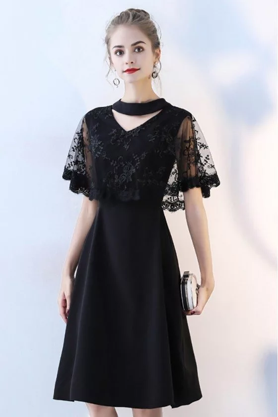 black formal dresses with sleeves