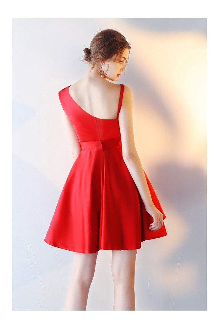 short gown with flare down