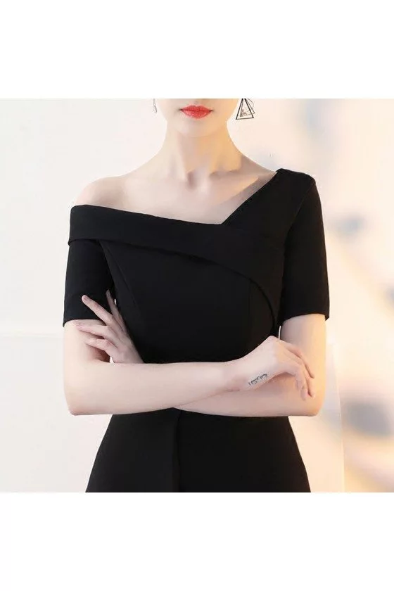 short asymmetrical prom dresses Zapaka Women Asymmetrical Cocktail Dress Strapless Dark Blue A Line Short  Prom Dress  Zapaka CA
