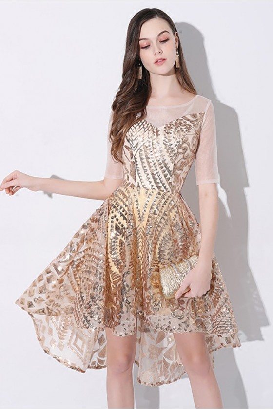 sparkly dress gold