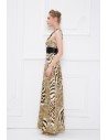 Leopard Print Long Special Occasion Dress - CK414