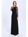 Black Long Sleeve Party Dress - CK421